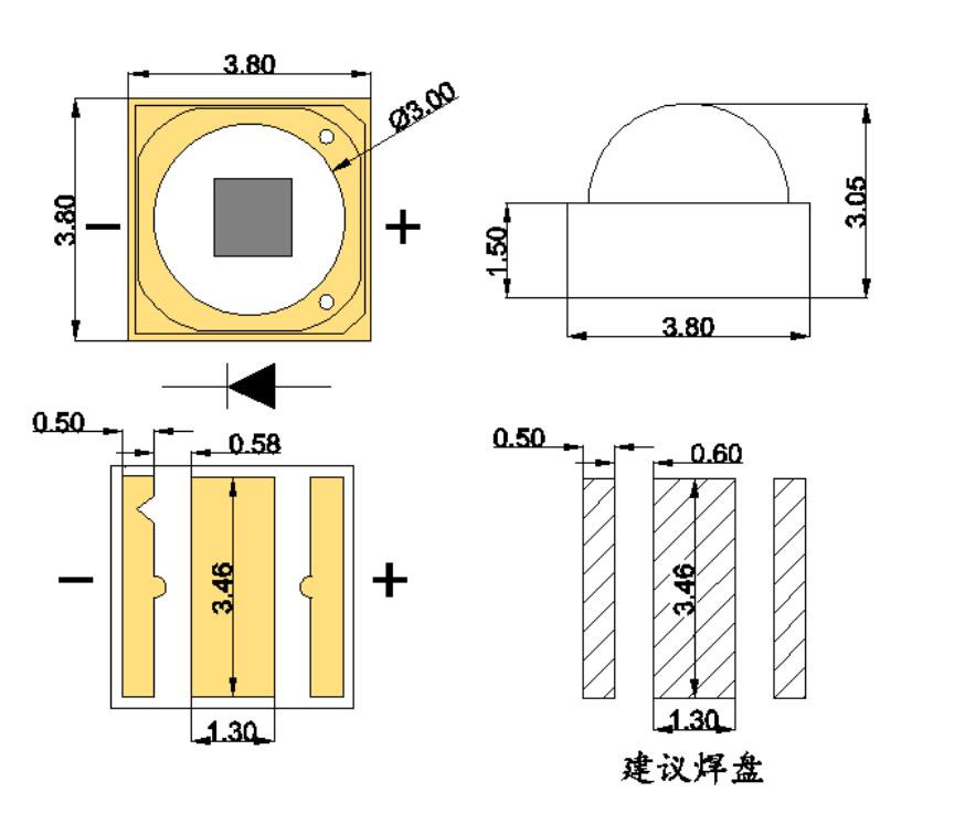 3535 smd led white color specs