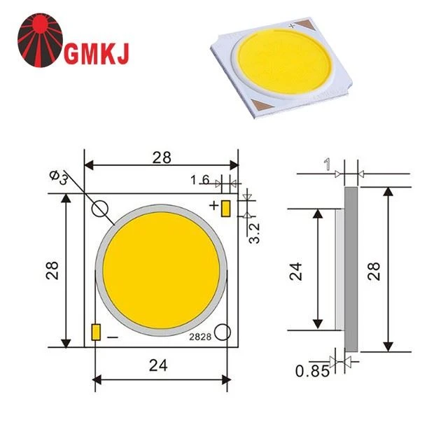 Chip On Board Flip Chip 50w Led